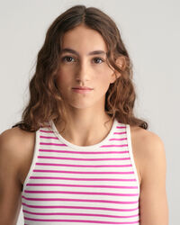 Teen Girls ribstrikket tanktop med striber