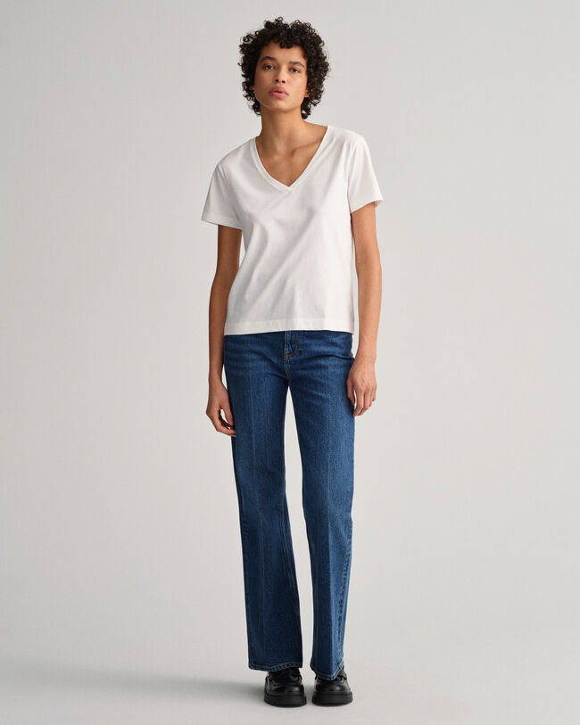 Original T-shirt med V-hals