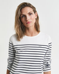 Breton kjole med crewneck