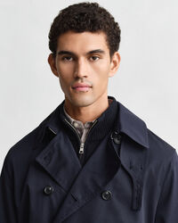 Trenchcoat i bomuldsblanding