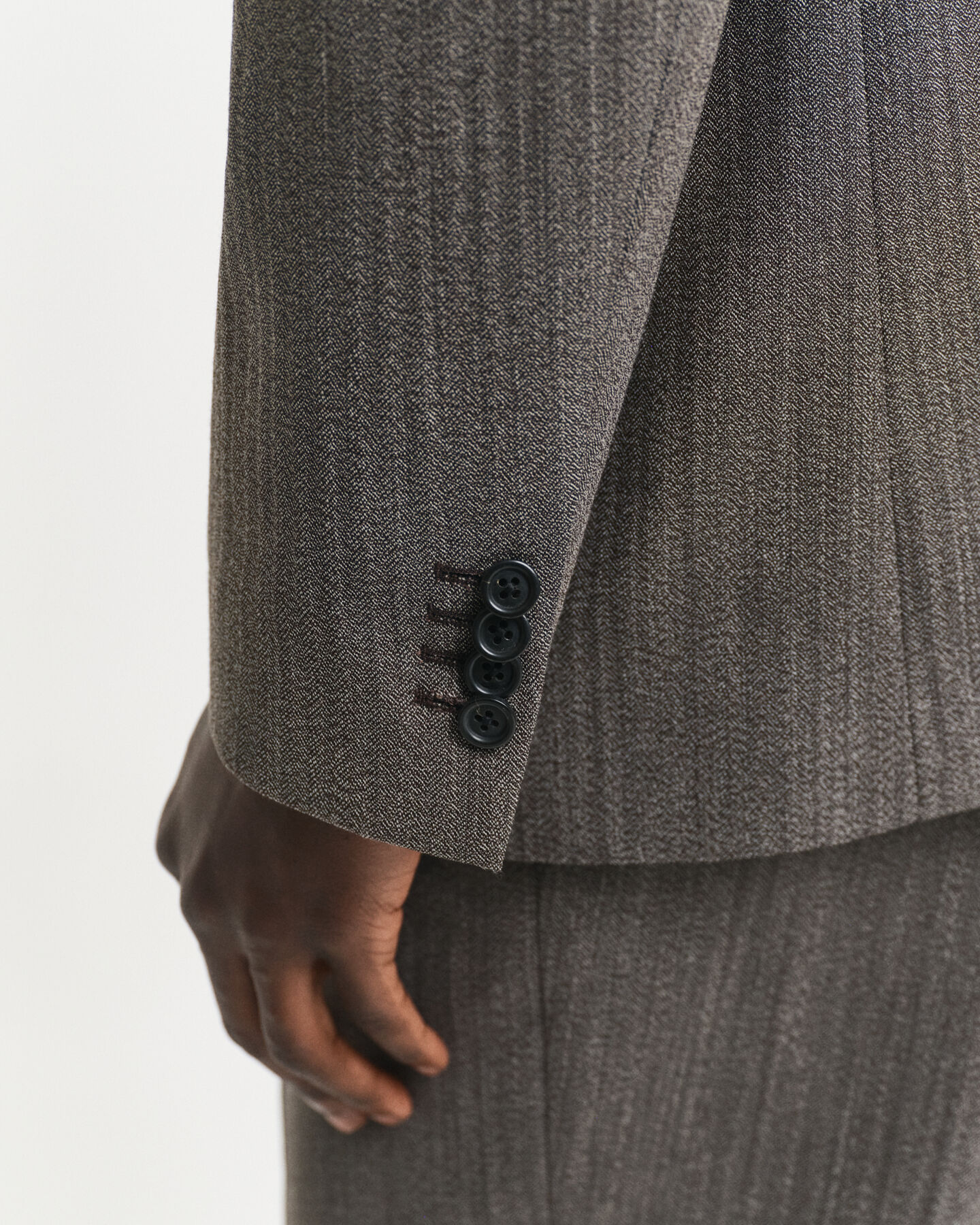 Sildebensmønstret jakkesæt-jakke