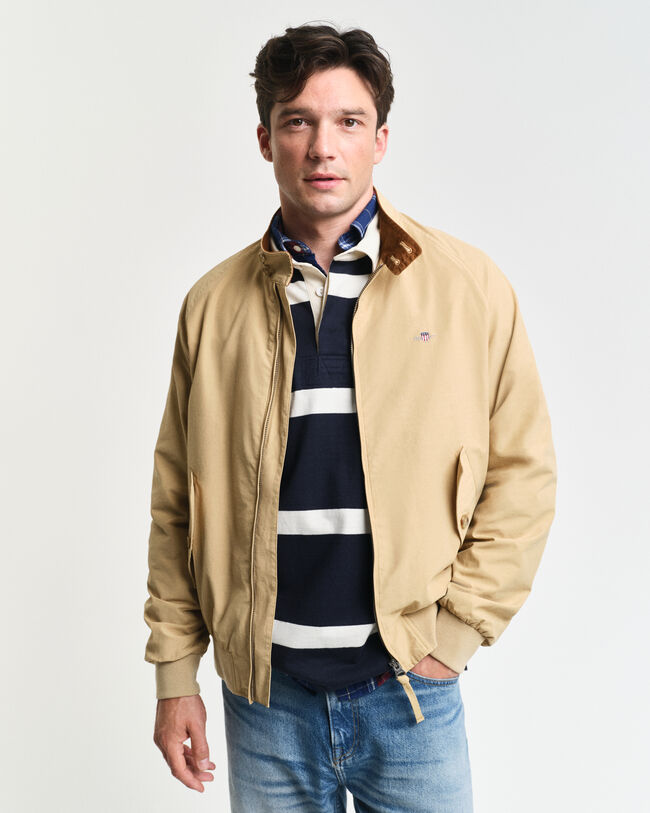 Harrington jakke af bomuld