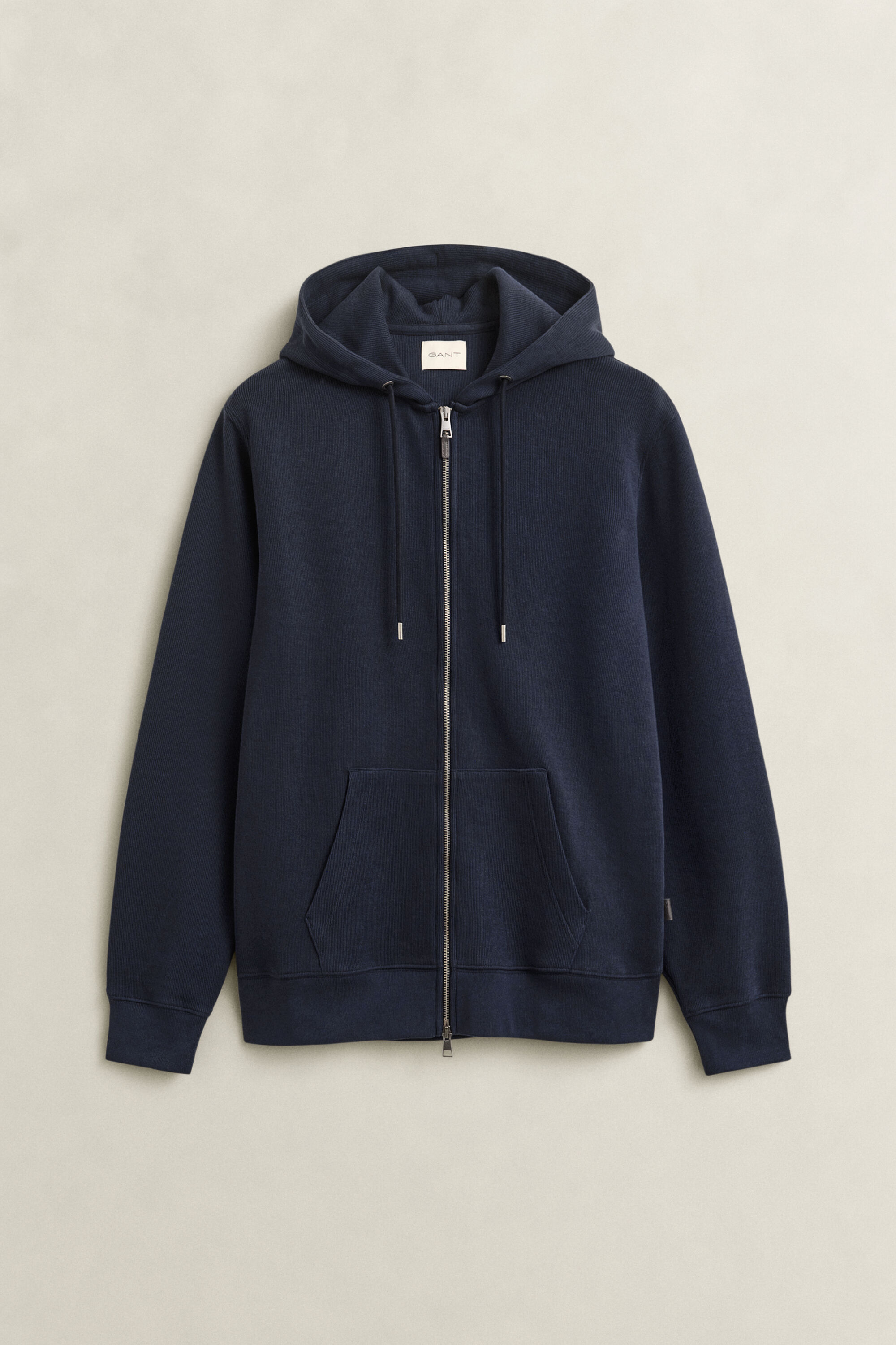 Hættetrøje med lynlås