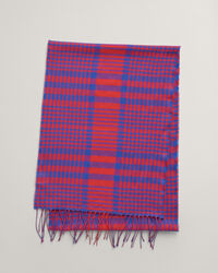 Ternet vævet tørklæde i merinould