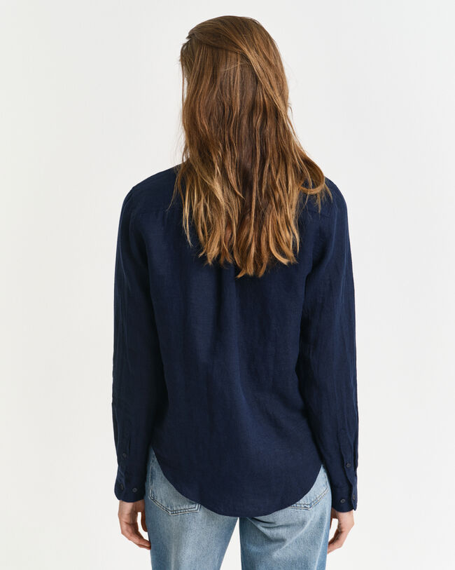 Regular fit skjorte af hør