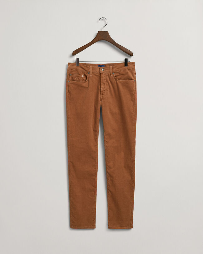 Hayes Slim fit jeans af jernbanefl&oslash;jl