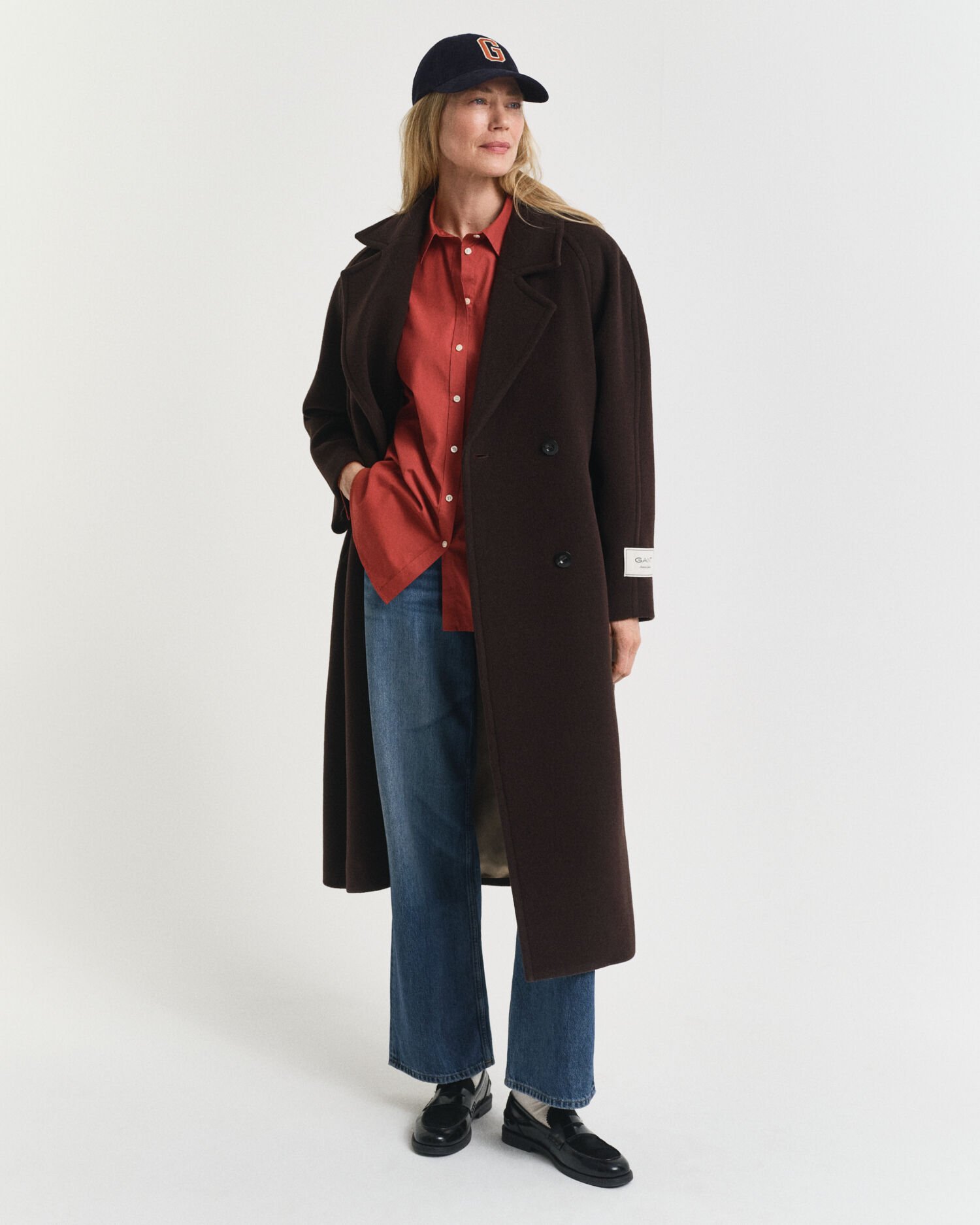 Relaxed Fit klassisk poplin-skjorte