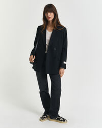 Sweater med V-hals sweater af ekstra fin merinould