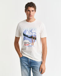GANT T-shirt med Winter Sports-grafik
