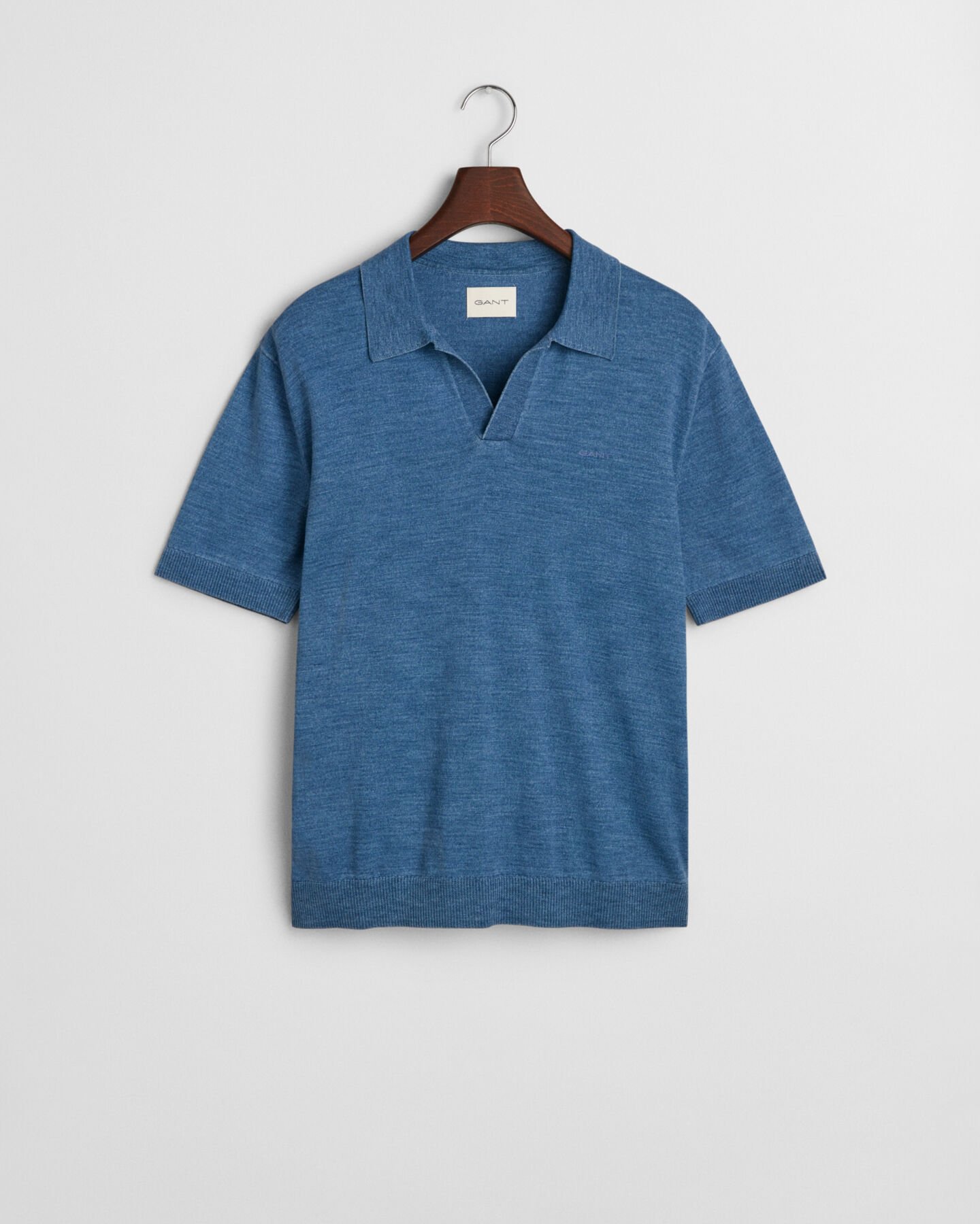 Sunfaded kortærmet polo sweater