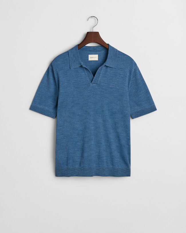 Sunfaded kortærmet polo sweater