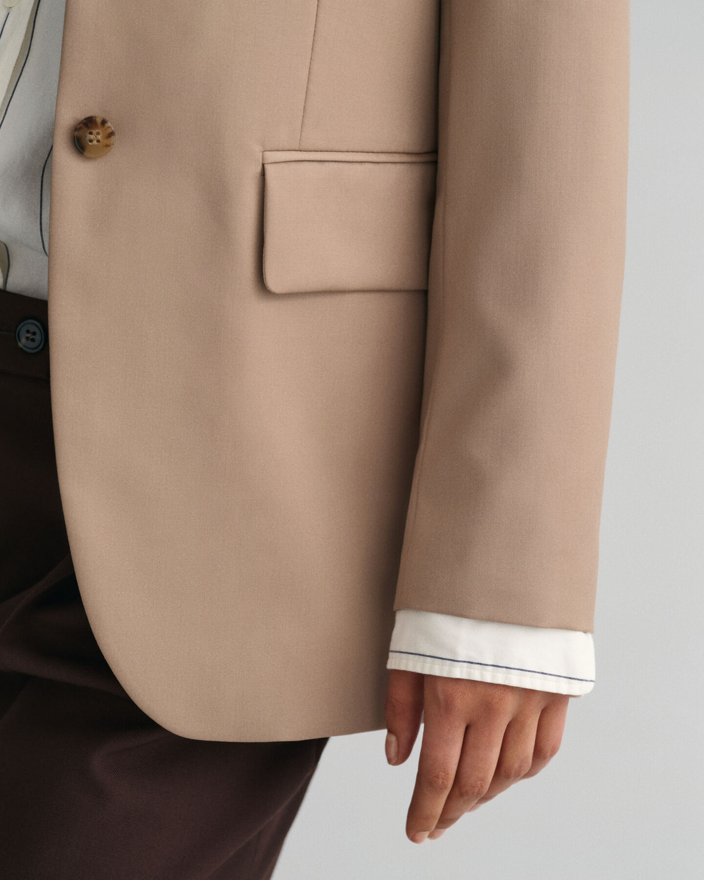 Regular fit uldblazer