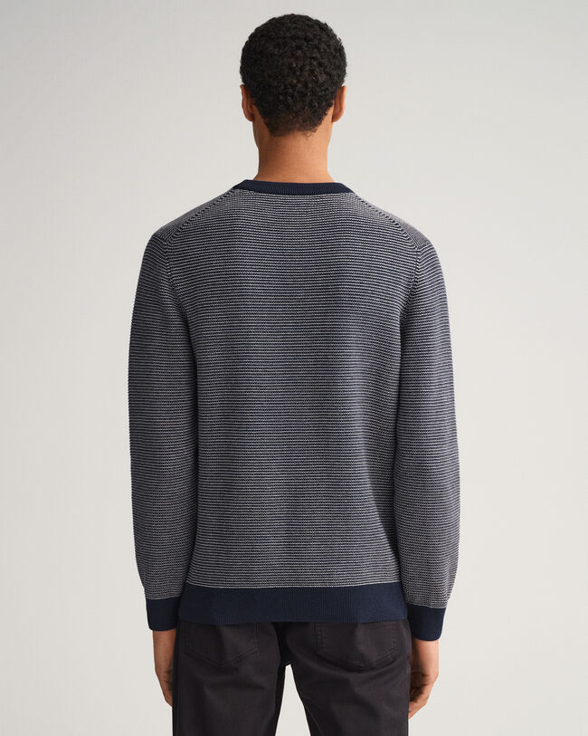 Let Texture crewneck sweater
