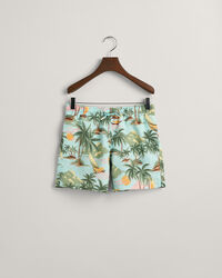 Teen Boys Hawaiian Print Swim Shorts