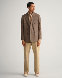 Sacker Rib sweatshirt med halv lynl&aring;s