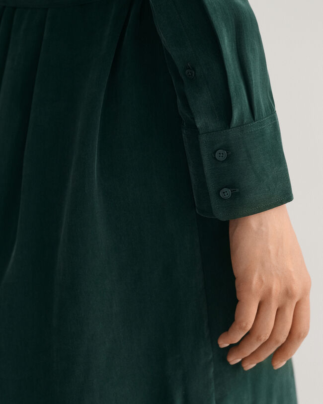 Relaxed fit utility-skjortekjole