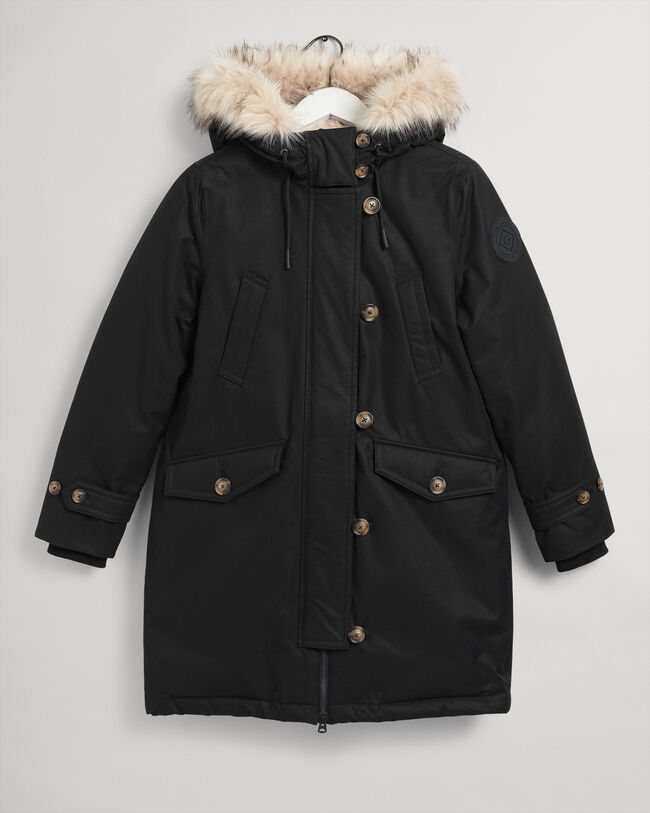 Arctic parka med dunfyld