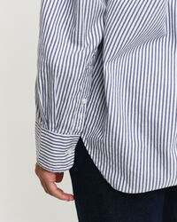 Relaxed fit Luxury Oxford skjorte med striber
