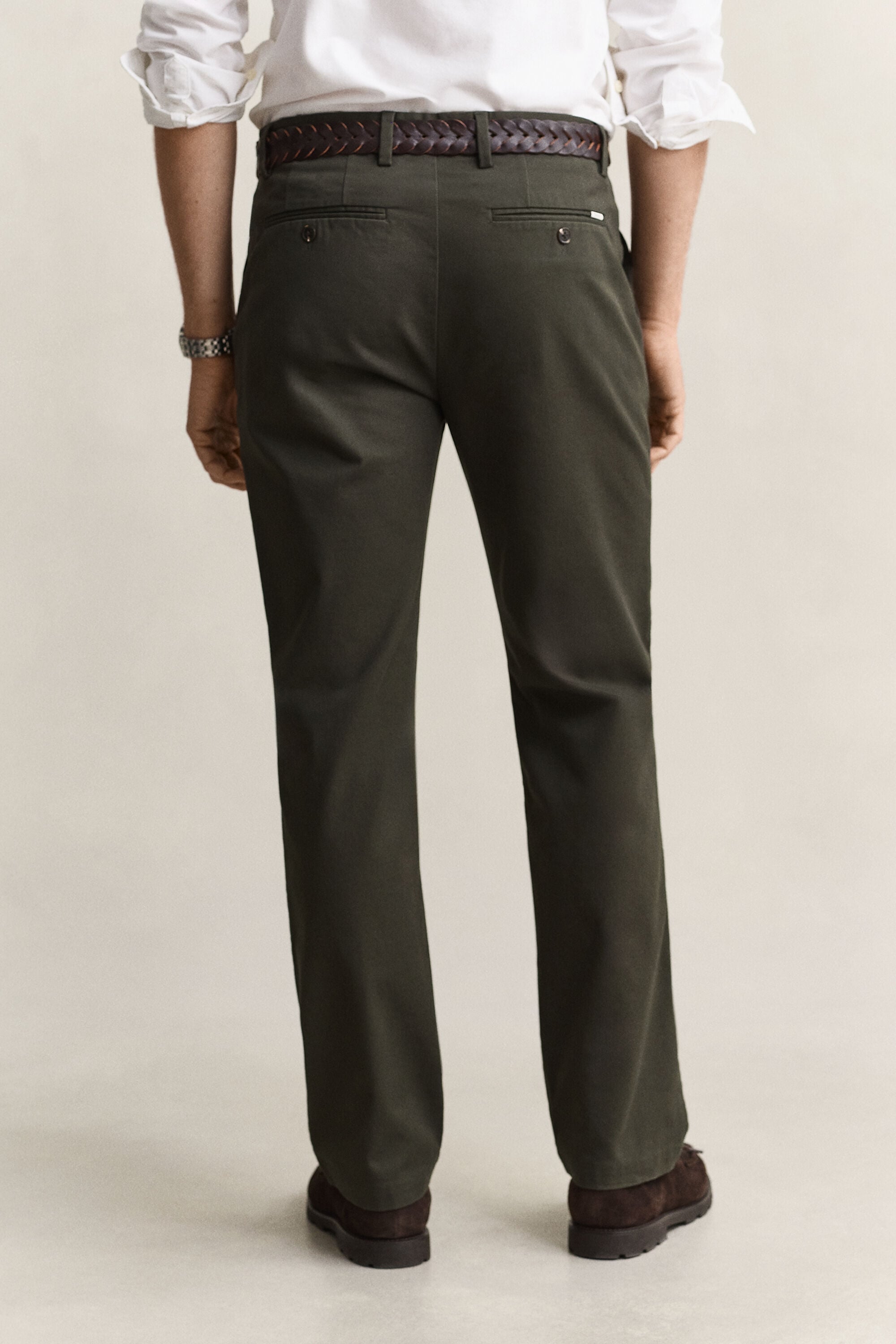 Regular fit smarte chinobukser