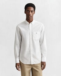 Regular fit klassisk poplin-skjorte