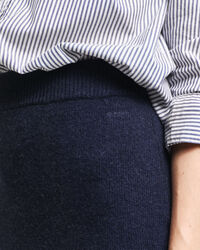 Uldstrikket nederdel