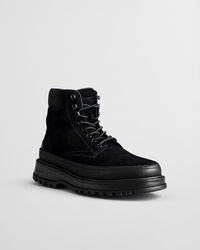 Clafton ruskindsstøvler med snørebånd