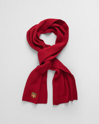 Gavesæt med beanie og halstørklæde i uld med mærke