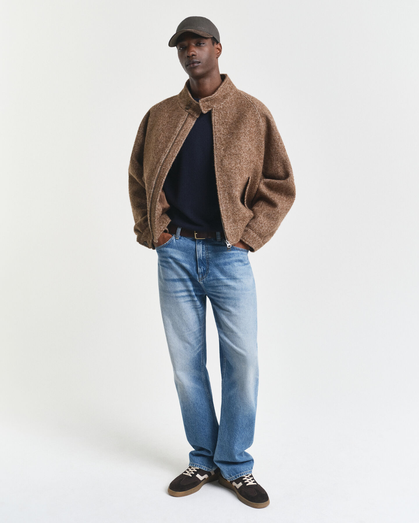 Crewneck sweater i ekstra fin lammeuld