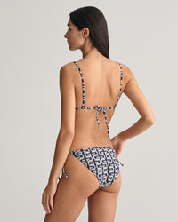 G Patterned Tie Bikini Bottoms