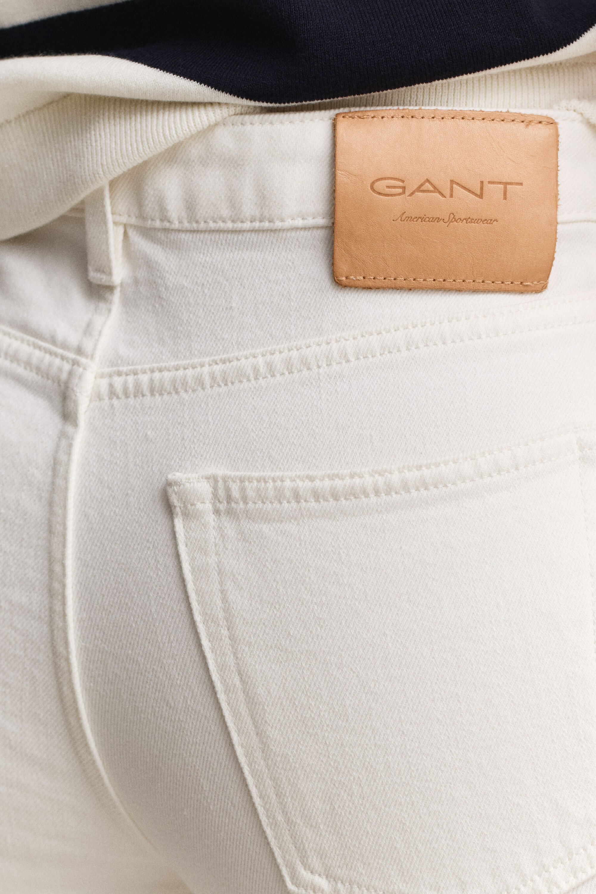 Jeans med lige ben og stræk