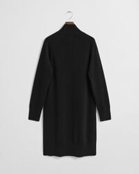 Strikket kjole af ekstra fin lammeuld