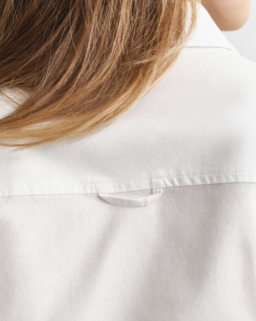 Slim fit Oxford skjorte med stræk