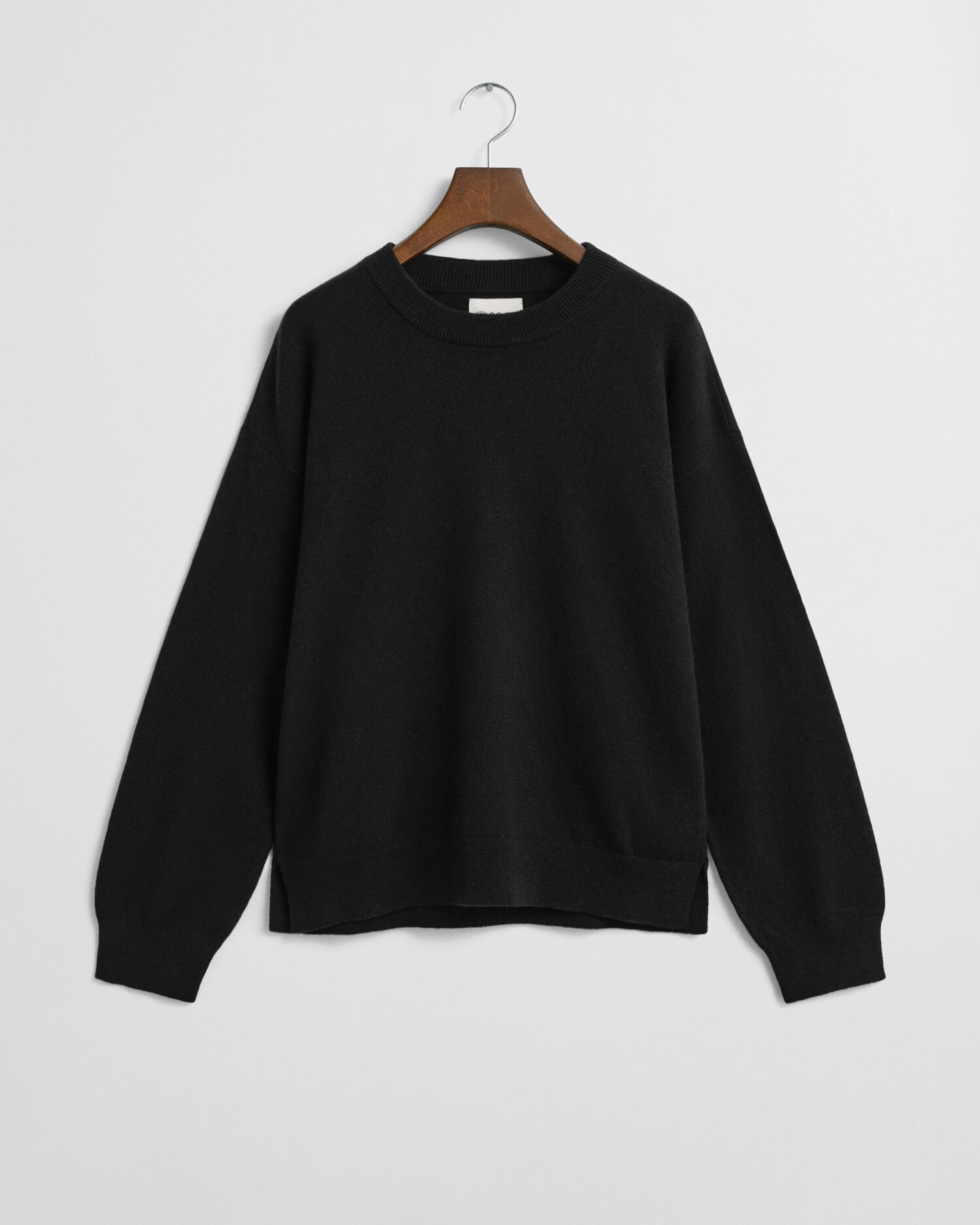 Crewneck sweater i ekstra fin lammeuld