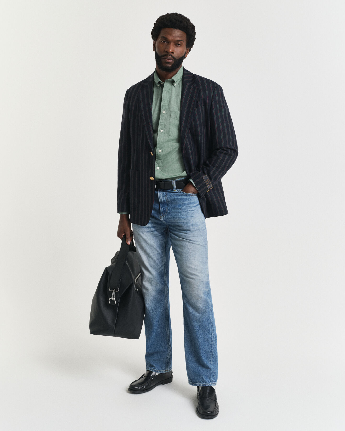 Regular fit klassisk poplin-skjorte