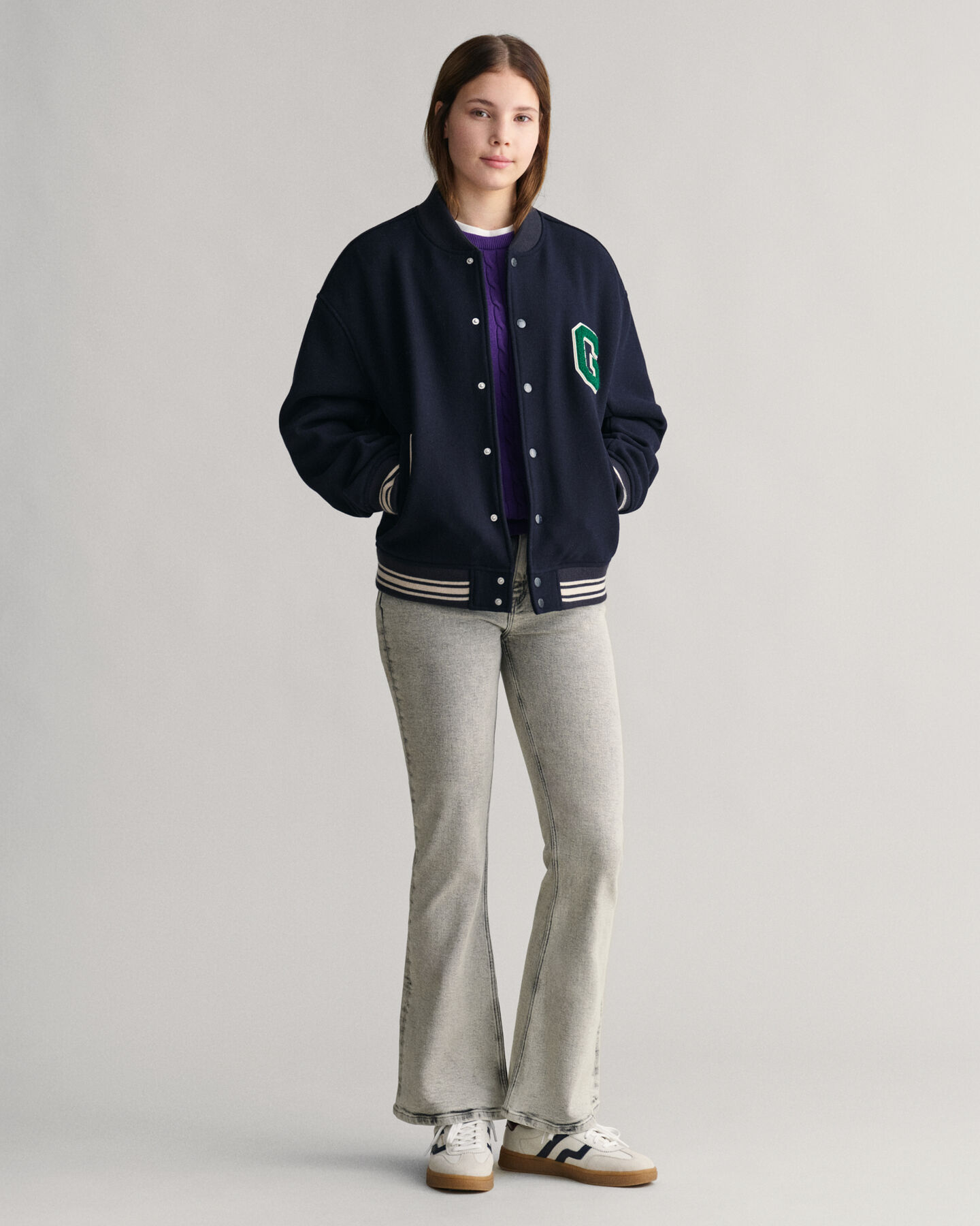 Teens Varsity Jacket i uld