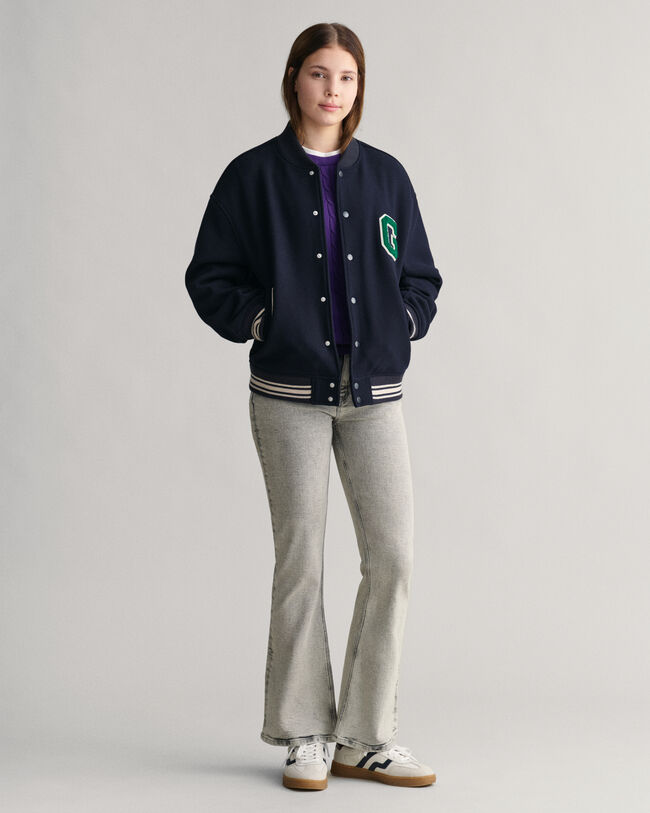 Teens Varsity Jacket i uld