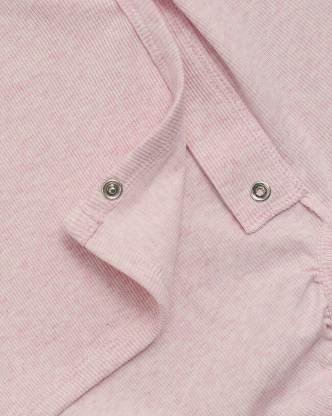 Baby Shield ribstrikket sl&aring;-om bodysuit