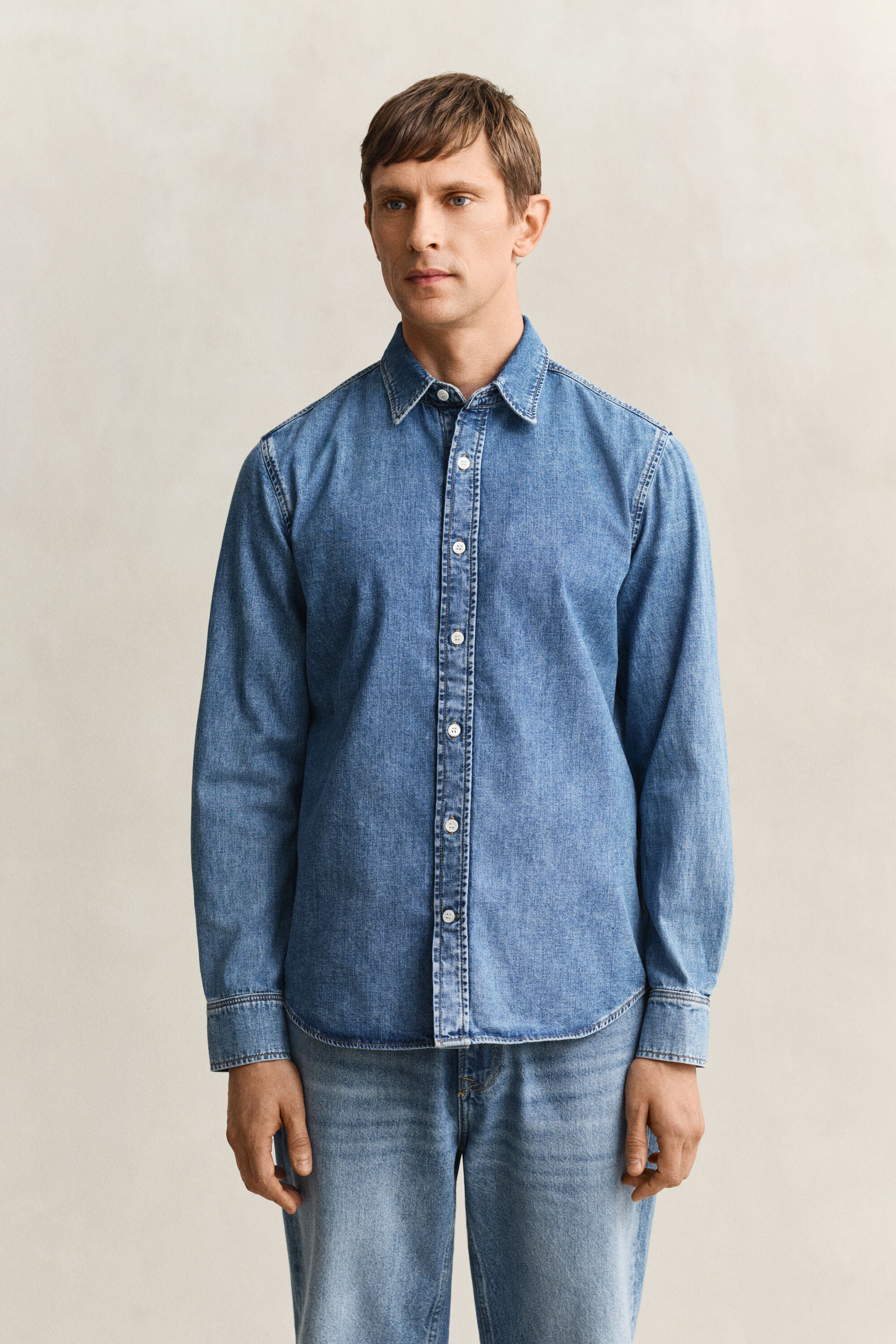 Denim skjorte