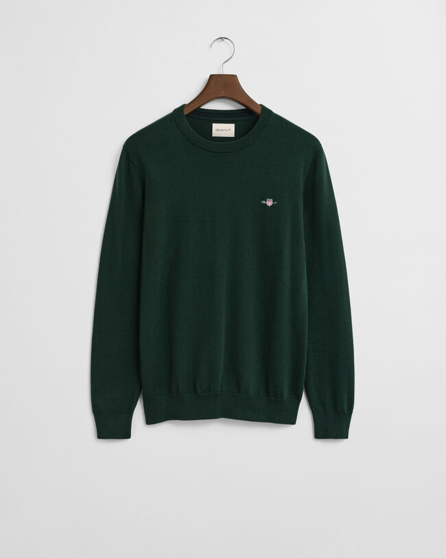 Klassiske crewneck sweater i bomuld