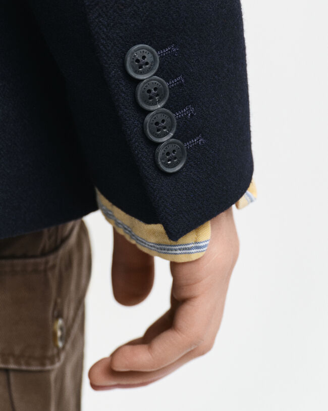 Sildebensmønstret jakkesæt-blazer