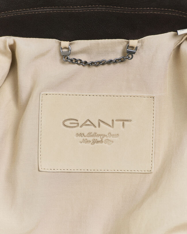 Rodeojakke af læder