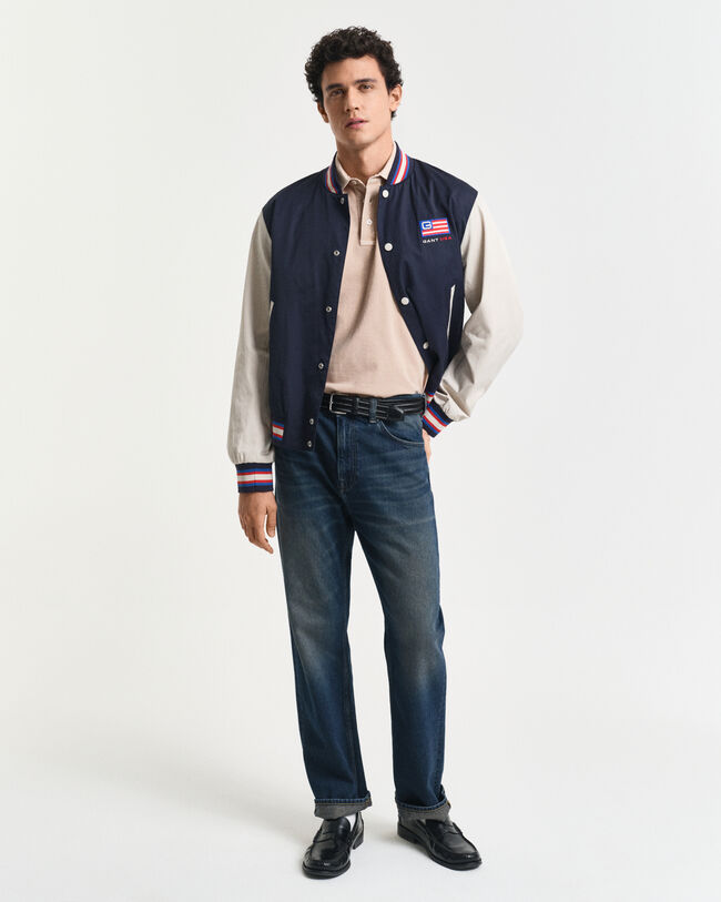 Sunfaded piqué poloskjorte