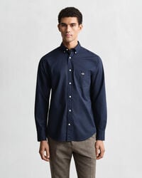 Regular fit klassisk poplin-skjorte