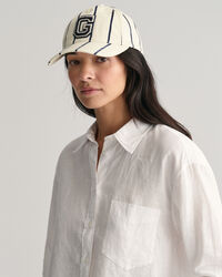 Relaxed fit kort hørskjorte