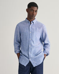 Regular fit skjorte af hør