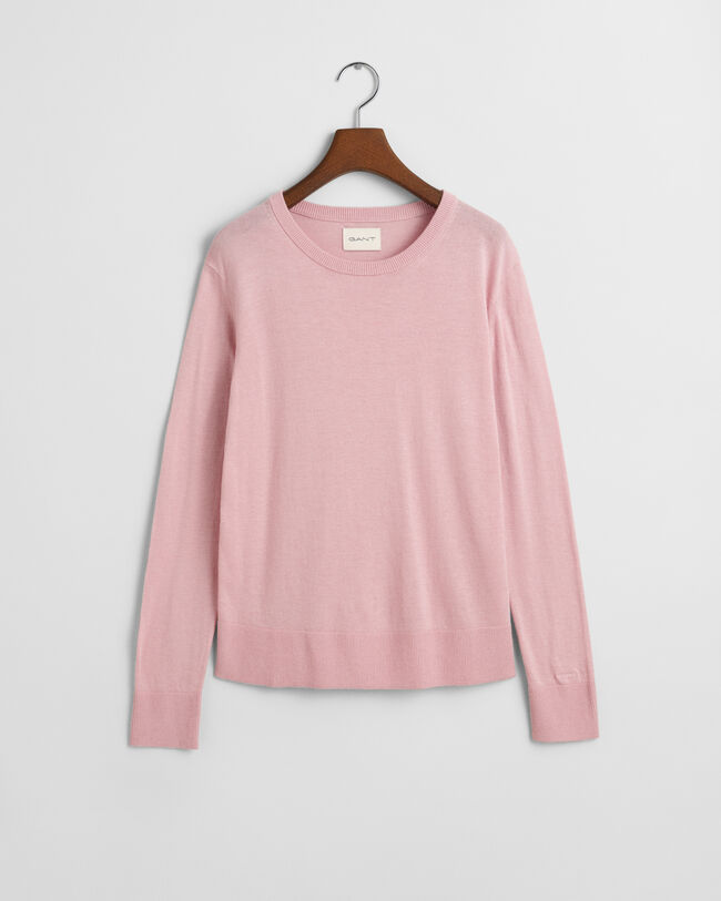 Fint strikket crewneck sweater