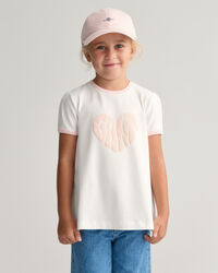 Girls Heart Graphic T-shirt