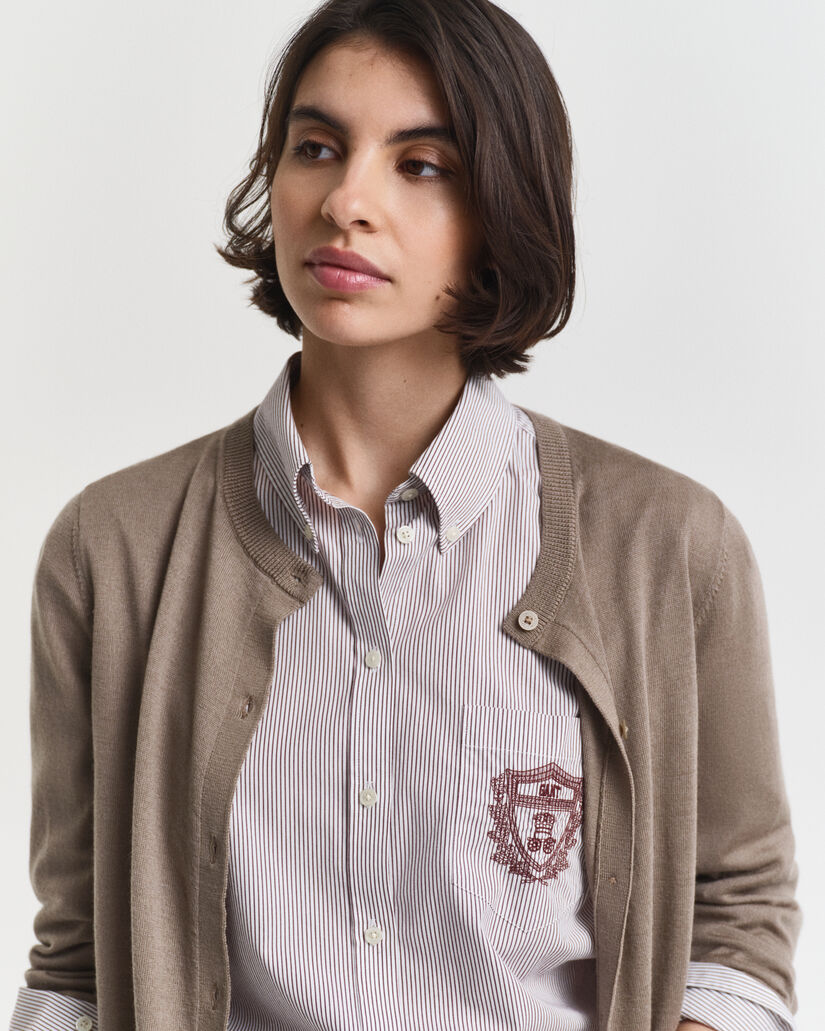 Cardigan af ekstra fin merinould