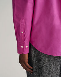 Relaxed fit bomuldssilkeskjorte