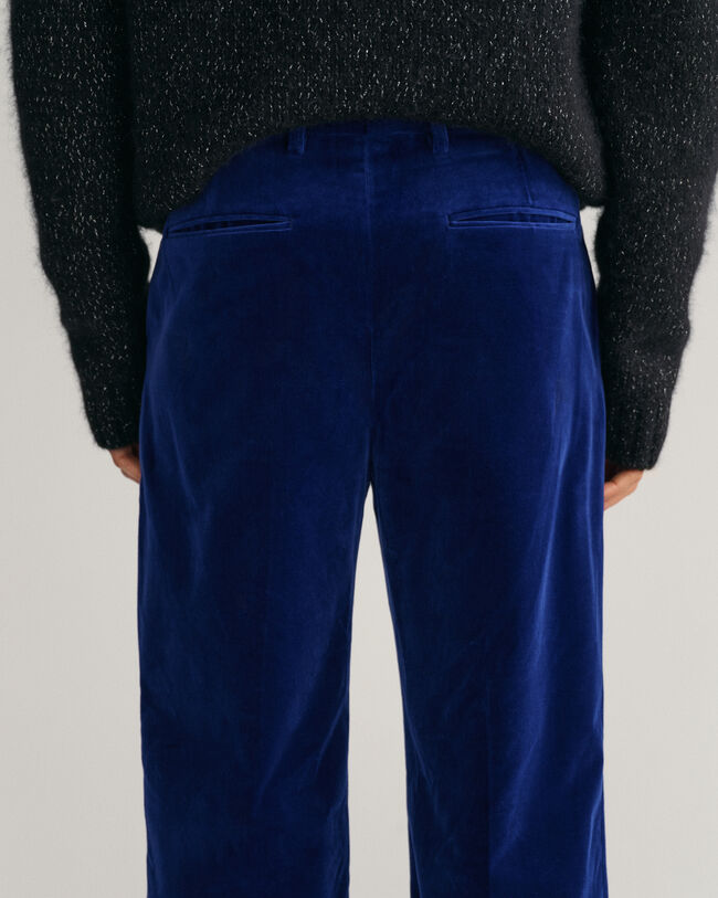 Jakkes&aelig;t-bukser i fl&oslash;jl